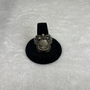 Vintage Nickel Silver Saddle Cowboy Ring Size 12 Benefits Charity Free Ship